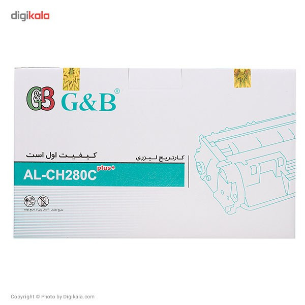 تونر مشکی جی اند بی مدل AL-CH280C Plus