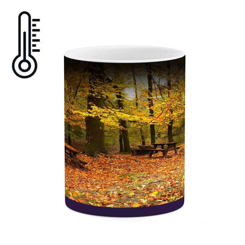 ماگ حرارتی کاکتی مدل درختان پاییزی کد mgh12222