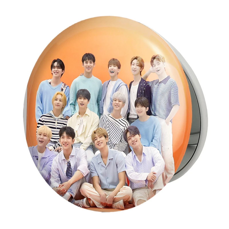 آینه جیبی خندالو طرح گروه سونتین Seventeen مدل تاشو کد 21655 