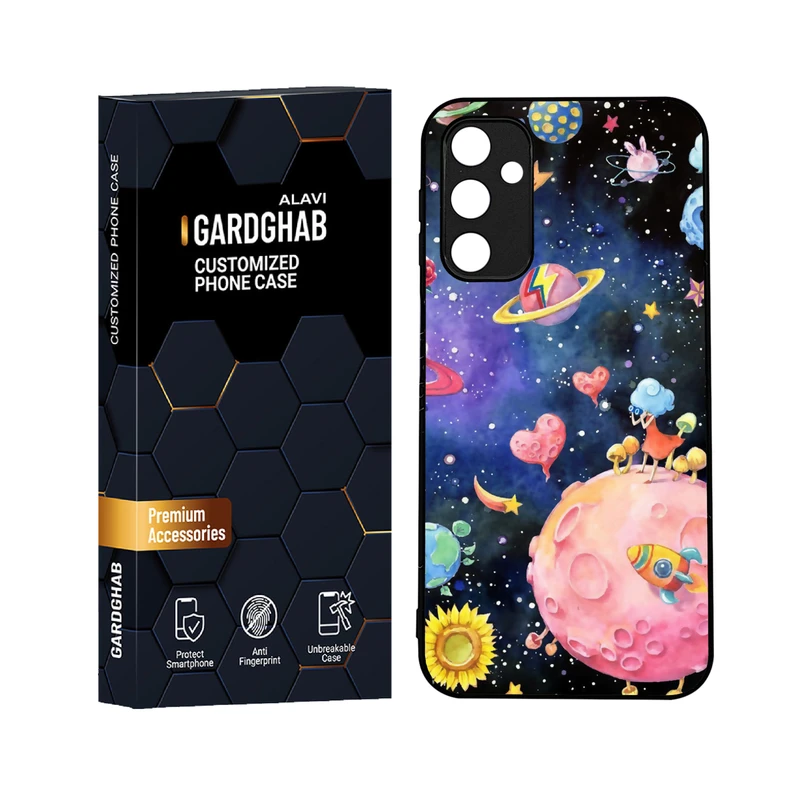 کاور گارد قاب علوی مدل دورژله ای فانتزی مناسب برای گوشی موبایل سامسونگ Galaxy A24