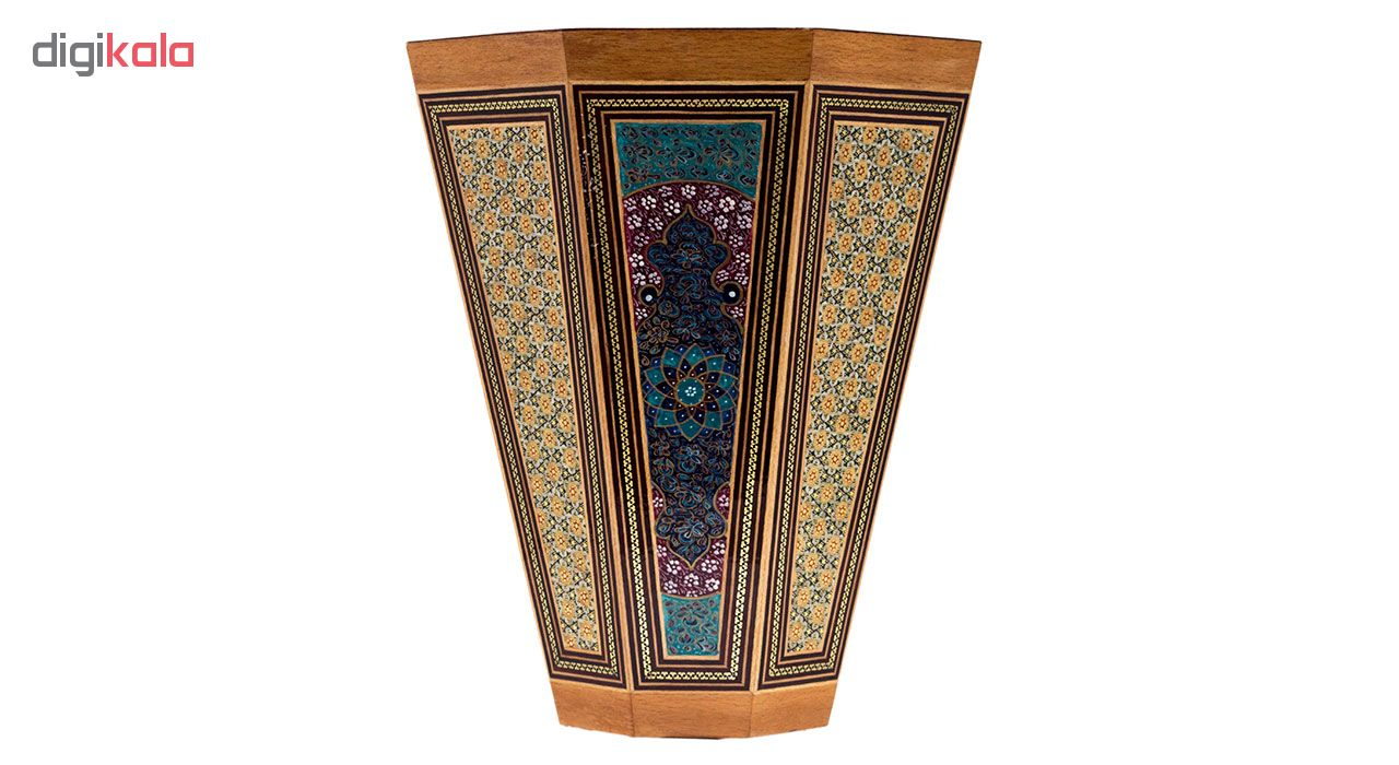 سطل خاتم کاری رستا با نقاشی تذهیب مدل 2-13-101