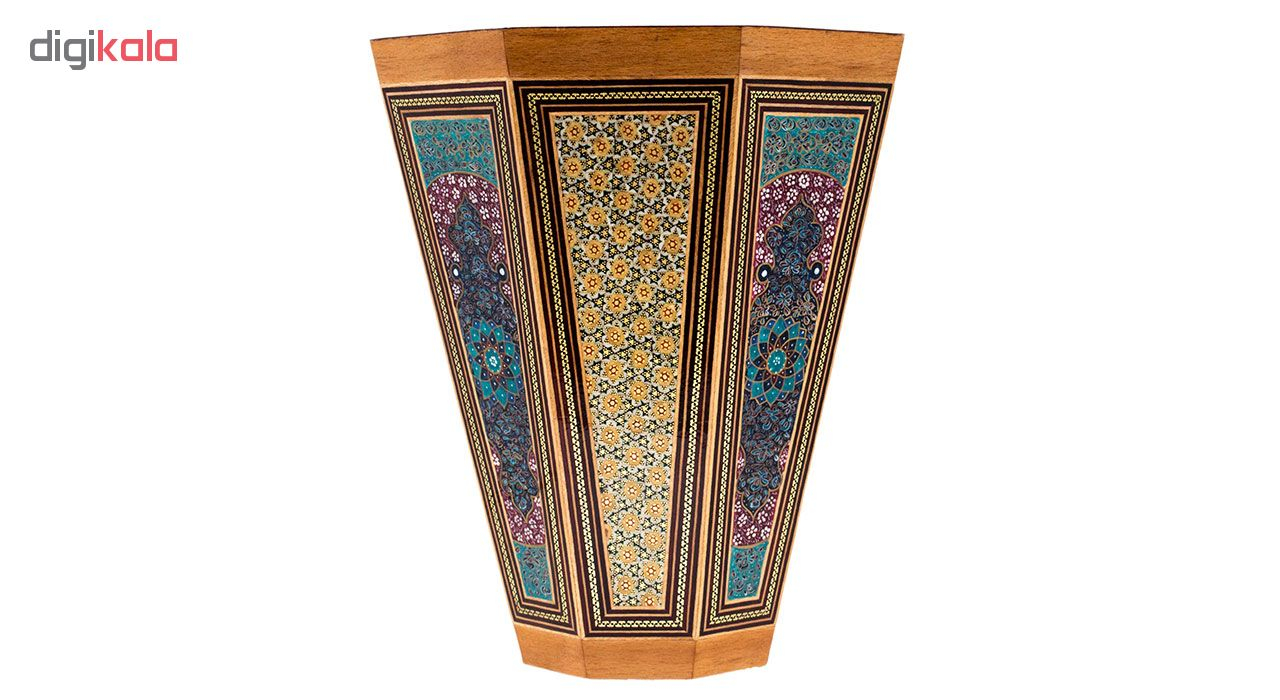 سطل خاتم کاری رستا با نقاشی تذهیب مدل 2-13-101