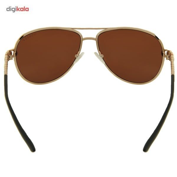 عینک آفتابی گس پلاریزه مدل Aviator 7404-32D -  - 5