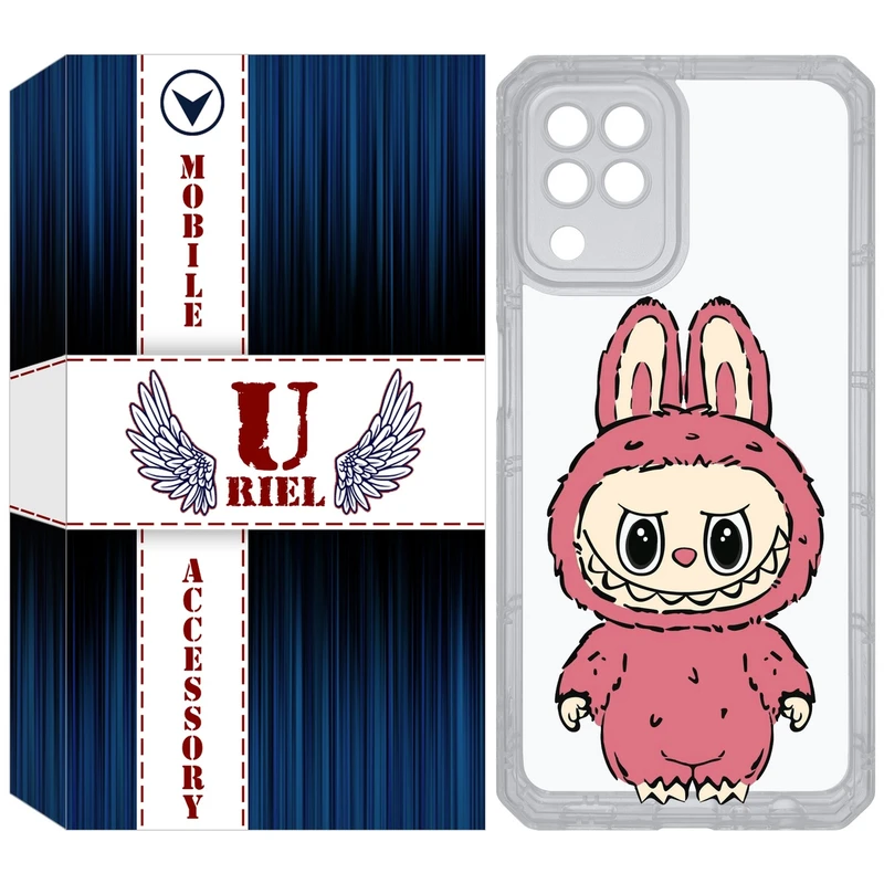 کاور یوریل مدل Clear کد 149 طرح لبوبو Labubu مناسب برای گوشی موبایل سامسونگ Galaxy A22 4G / M32 / M22