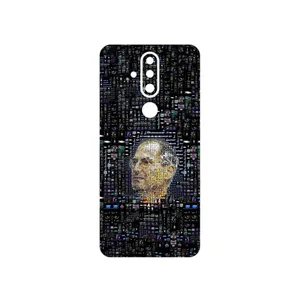 MAHOOT Collage of Steve Jobs 2 Cover Sticker for Nokia X71