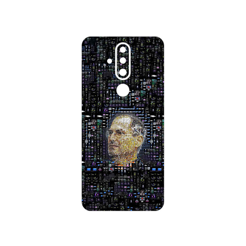 برچسب پوششی ماهوت مدل Collage of Steve Jobs 2 مناسب برای گوشی موبایل نوکیا X71