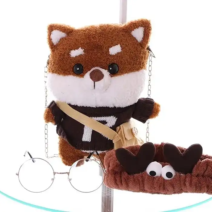 کیف دوشی بچگانه مدل عروسکی پنج تکه