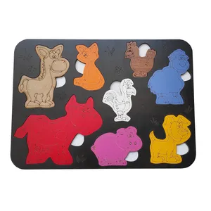 پازل 8 تکه مدل حیوانات اهلی کد WPZL-012