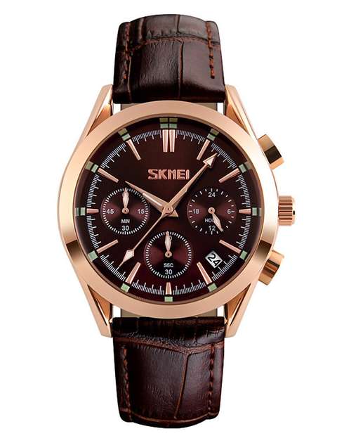 ساعت مچی عقربه ای مردانه اسکمی مدل S9127/Brown