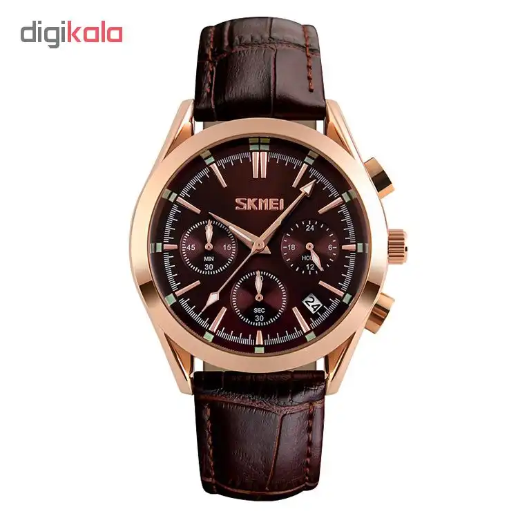 ساعت مچی عقربه ای مردانه اسکمی مدل S9127/Brown