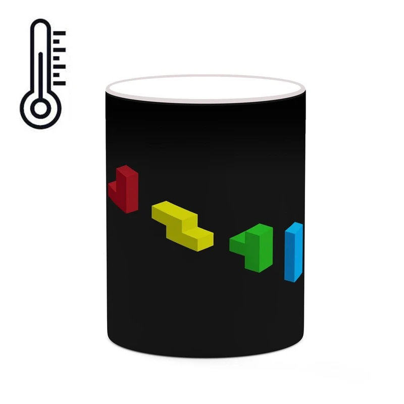 ماگ حرارتی کاکتی مدل بازی تتریس Tetris کد mgh30769