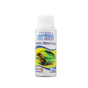 محلول ضد حلزون آب آکواریوم آکوالایف مدل snail100 حجم 100 میلی لیتر به همراه یک عدد دلفین تزئینی