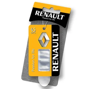 خوشبو کننده خودرو کوئیک کلین طرح Renault-L بارایحه لیمو حجم 4.5 میلی گرم