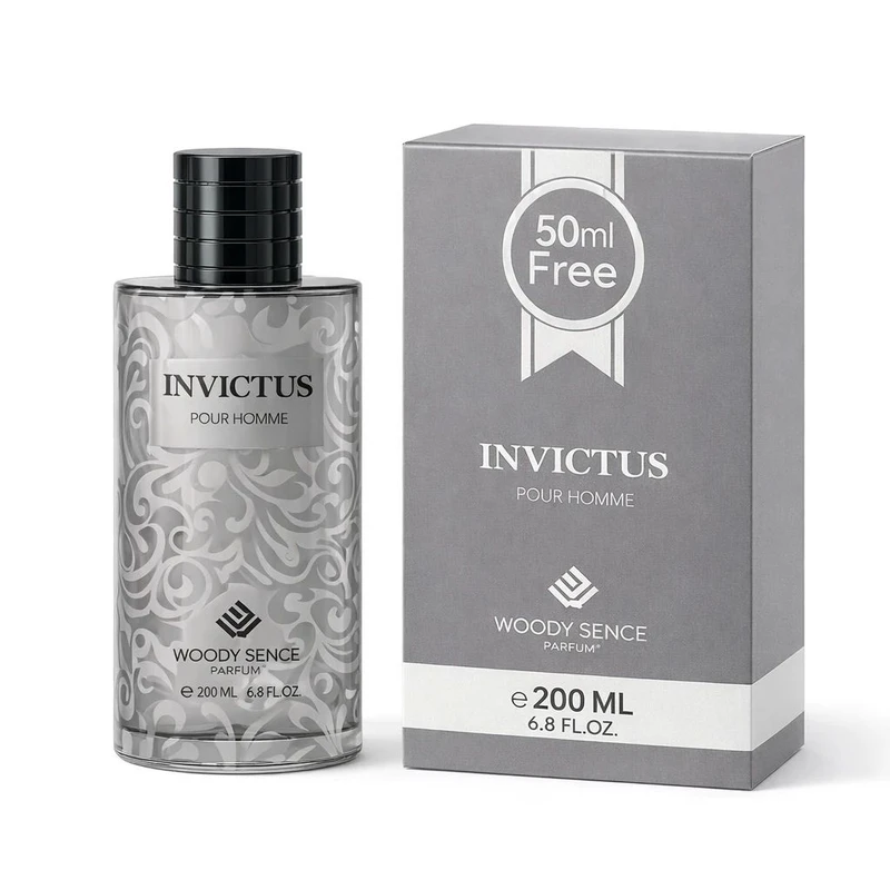 ادو پرفیوم مردانه وودی سنس مدل Invictus با رایحه تند و خنک حجم 200 میلی لیتر