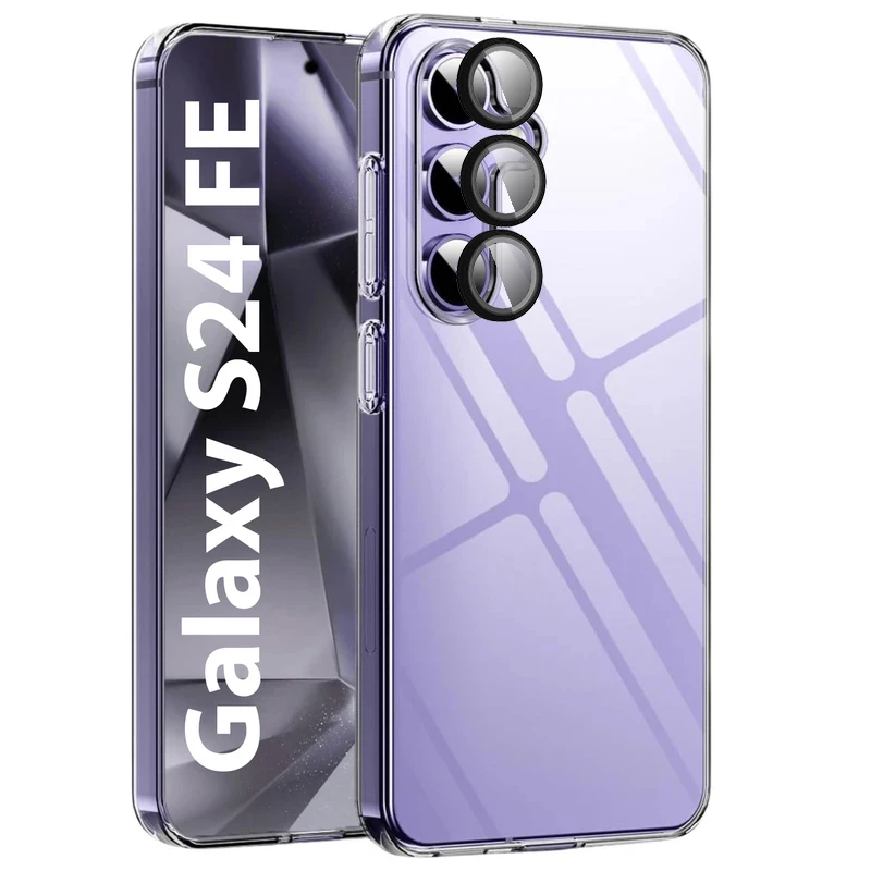 کاور گوف مدل Special Protect مناسب برای گوشی موبایل سامسونگ Galaxy S24 FE به همراه محافظ لنز دوربین