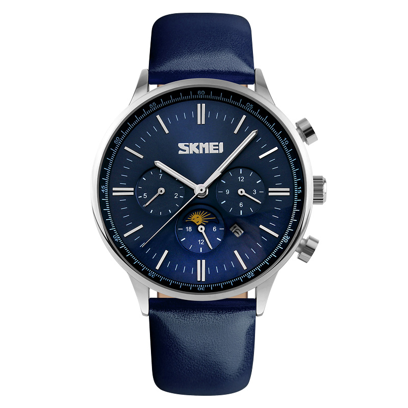 ساعت مچی عقربه ای مردانه اسکمی مدل S9117/Blue ساعت مچی عقربه ای مردانه اسکمی مدل S9117/Blue