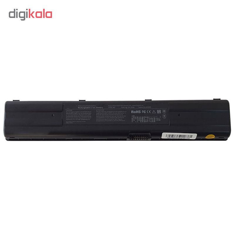 باتری لپ تاپ 8 سلولی مدل A3 برای لپ تاپ Asus A3