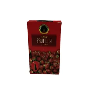 عود لیبرتی طرح آبشاری مدل توت فرنگی  بسته 12 عددی