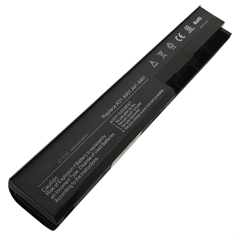 باتری لپ تاپ 6 سلولی مدل X4 برای لپ تاپ ASUS X401                     غیر اصل