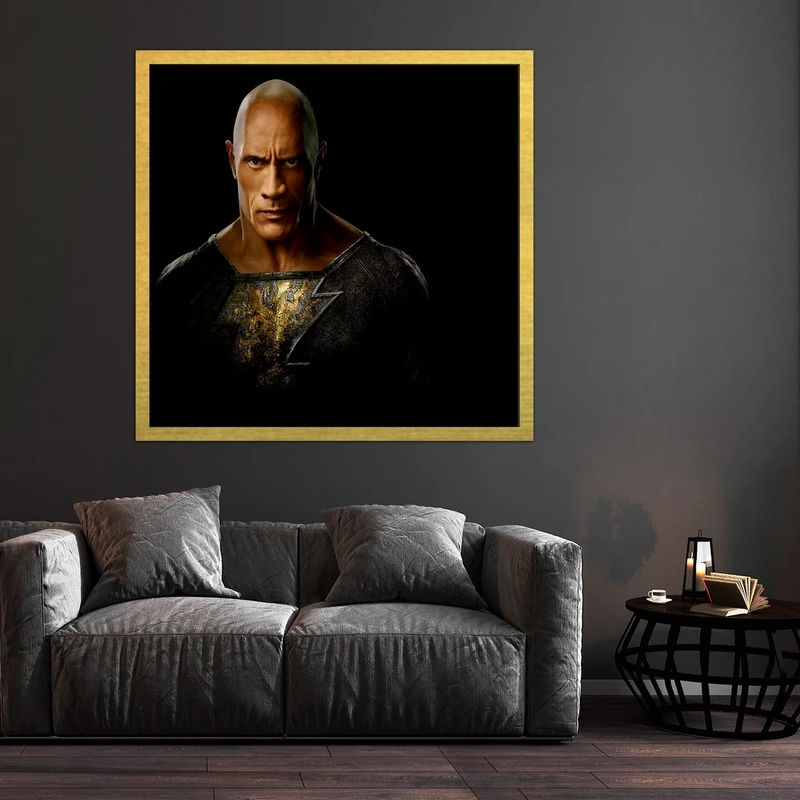 تابلو بکلیت طرح مشاهیر سینمای جهان دوئین جانسون مدل قاب شاسی T-S8352