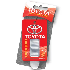 خوشبو کننده خودرو کوئیک کلین طرح TOYOTA-L با رایحه لیمو حجم 4.5 میلی گرم