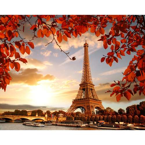تابلو شاسی زیباترین عکس های جهان طرح برج ایفل کد 229