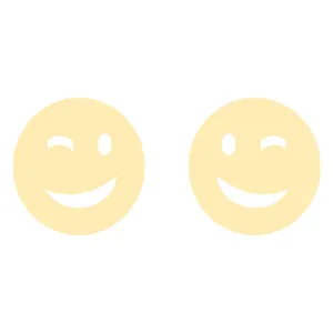 گوشواره طلا 18 عیار زنانه کرابو طرح صورتک مدل Kr5280