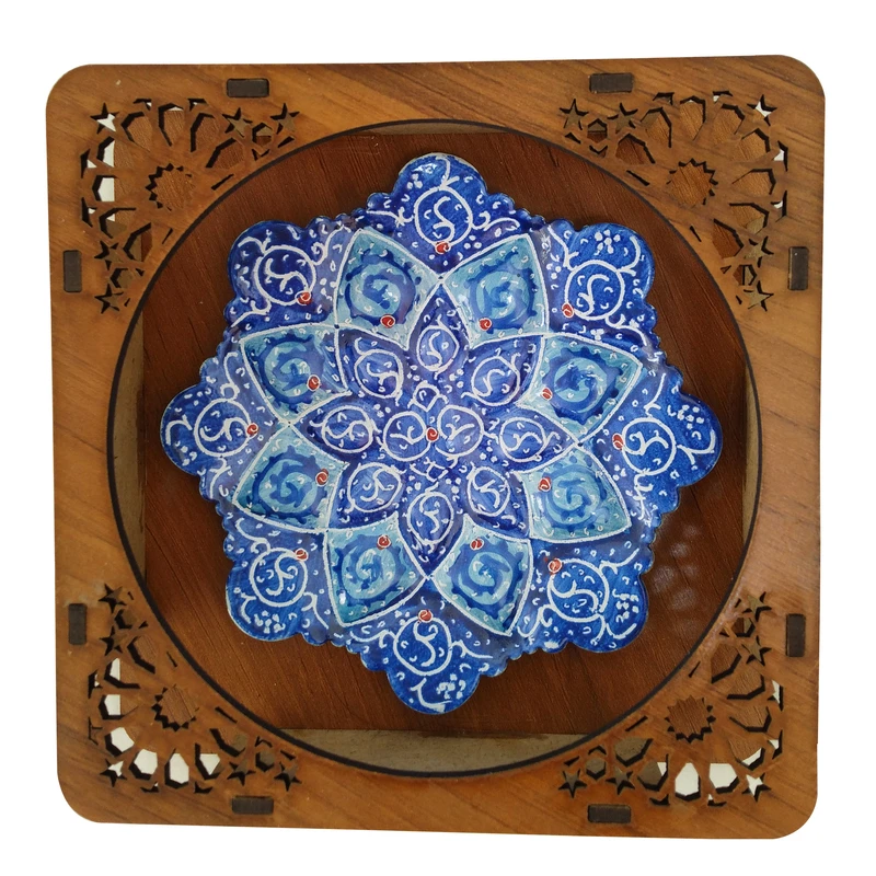 تابلو میناکاری مسی مدل گل کد 12 hg