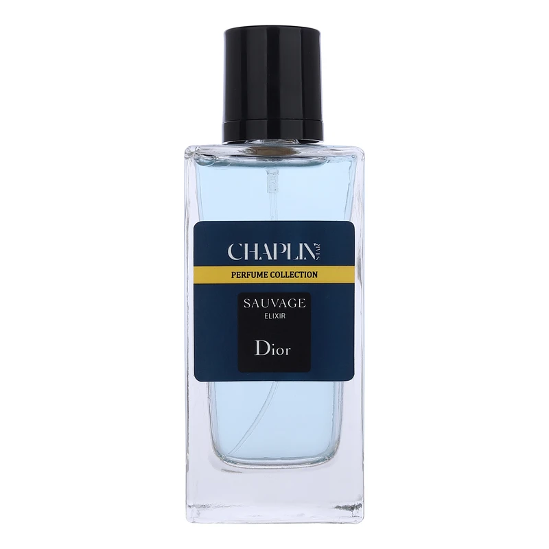 ادو پرفیوم مردانه چاپلین استار مدل Dior Sauvage Elixir با رایحه تلخ و معتدل حجم 100 میلی‌لیتر