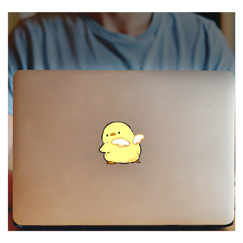 استیکر لپ تاپ طرح جوجه بالدار کد 2269