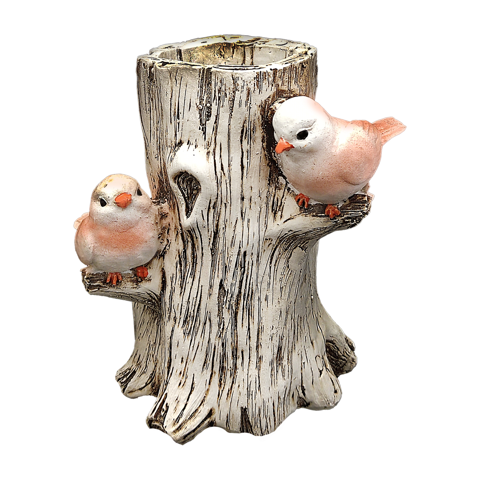 جامدادی رومیزی مدل کنده درختی با دو کبوتر بر روی شاخه کد 1402