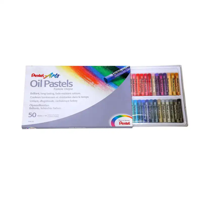 پاستل روغنی 50 رنگ پنتل مدل PHN-50