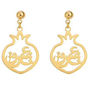 گوشواره نقره طرح عشق کد 01