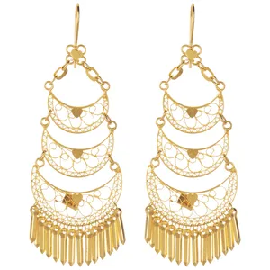 گوشواره طلا 18 عیار گوی گالری مدل G113