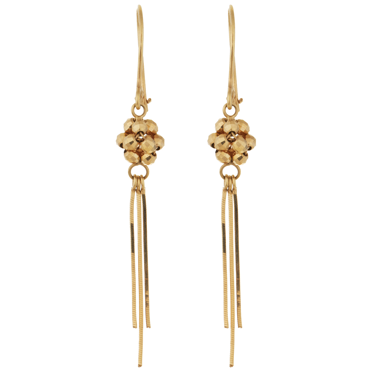 گوشواره طلا 18 عیار گوی گالری مدل G111