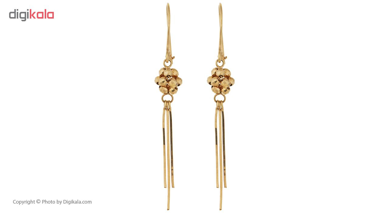 گوشواره طلا 18 عیار گوی گالری مدل G111