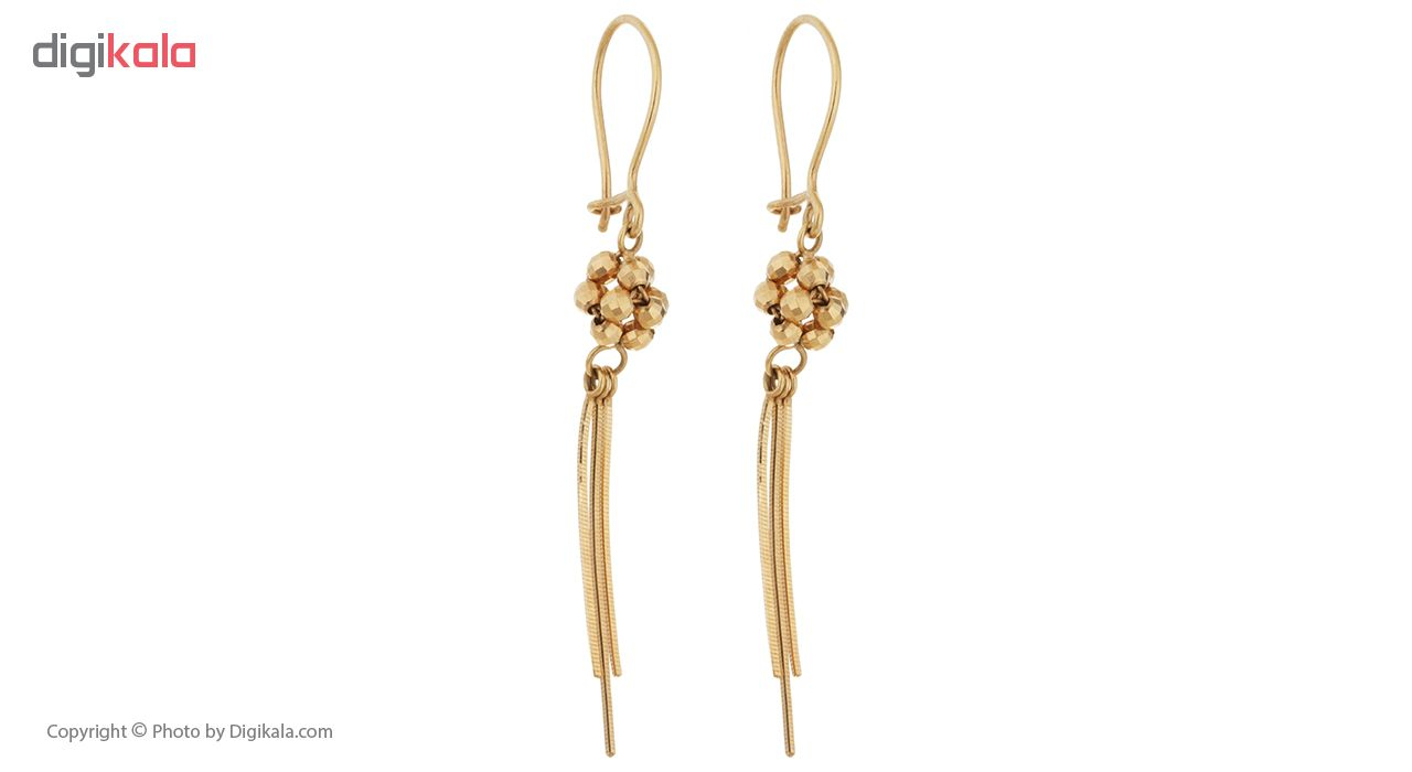 گوشواره طلا 18 عیار گوی گالری مدل G111