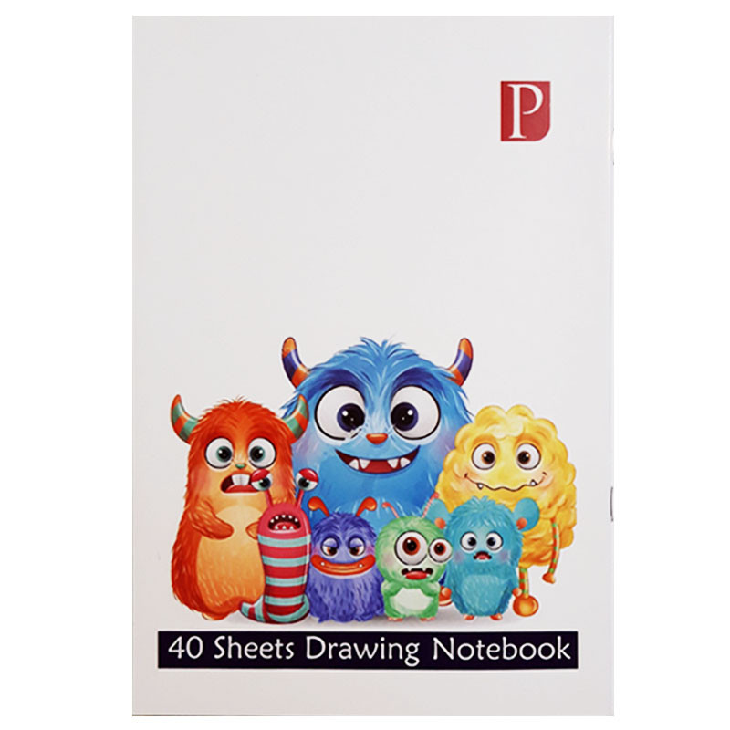 دفتر نقاشی 40 برگ مدل کارخانه هیولا ها