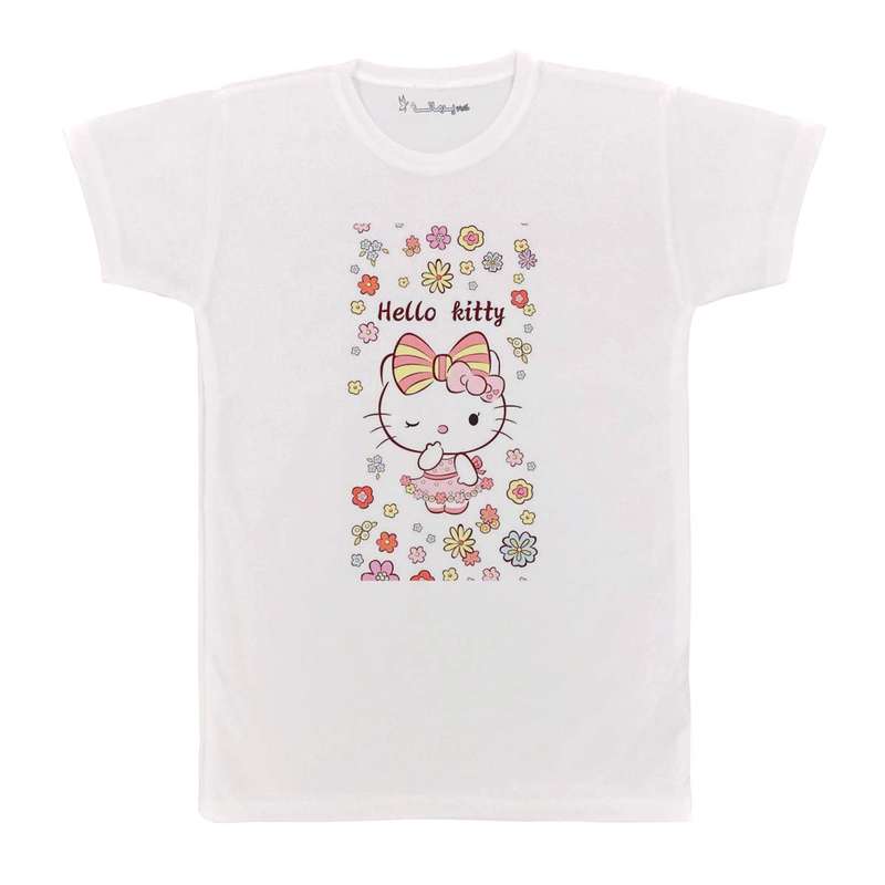 تی شرت بچگانه پرمانه طرح Kitty کد pmt.2363