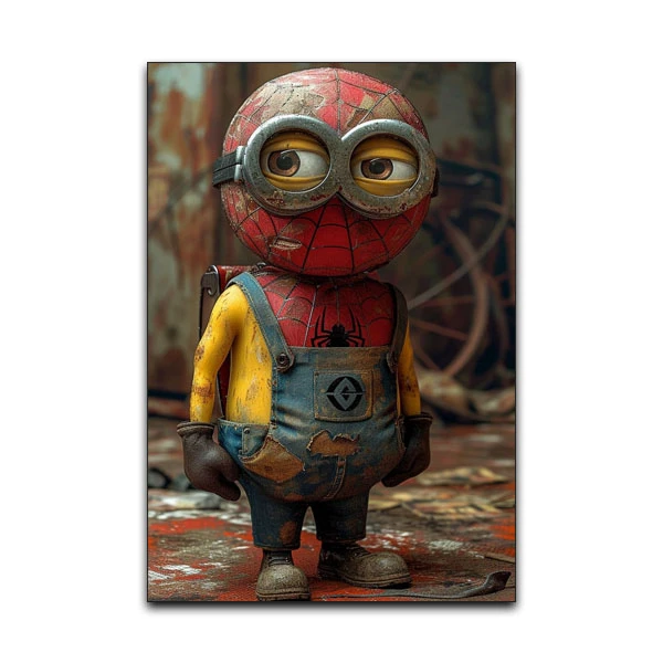 تابلو شاسی گوفی مدل مینیون عنکبوتی انیمیشن Despicable طرح MinionSpider کد KJ22