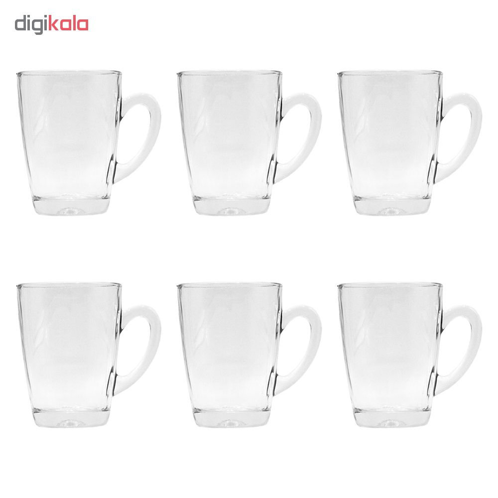 نیم لیوان بلور کاوه مدل اورانوس 0973 بسته 6 عددی