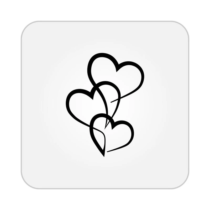 زیر لیوانی کاکتی طرح عاشقانه مدل mp40761