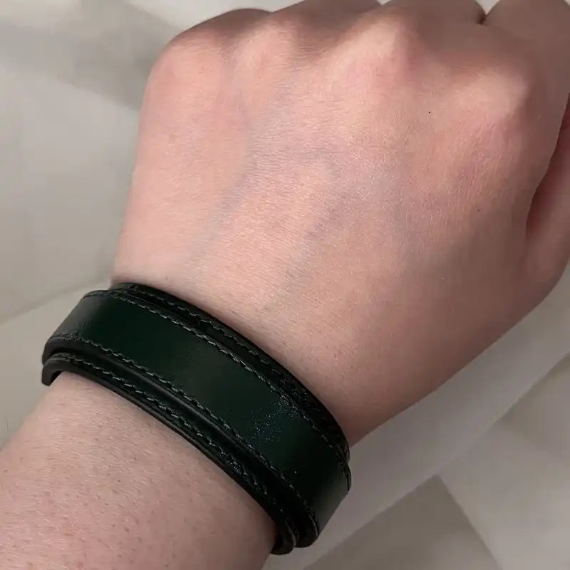 دستبند مدل چرم دوبل