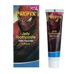 خمیر دندان ژلی کودک پاتریکس مدل Spider Man مقدار 50 گرم