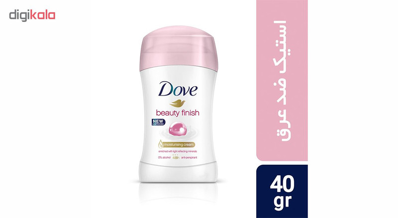استیک ضد تعریق داو مدل Beauty Finish مقدار 40 گرم