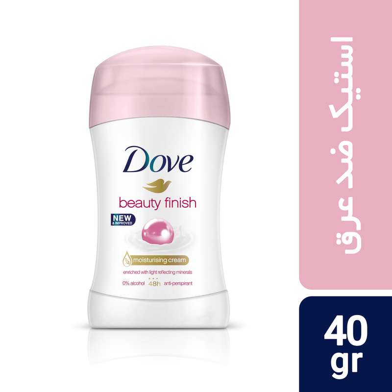 استیک ضد تعریق داو مدل Beauty Finish مقدار 40 گرم