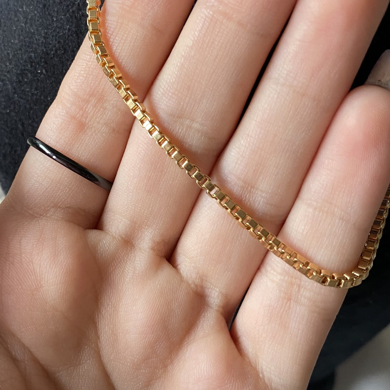 زنجیر زنانه ژوپینگ مدل ونیزی کد CH