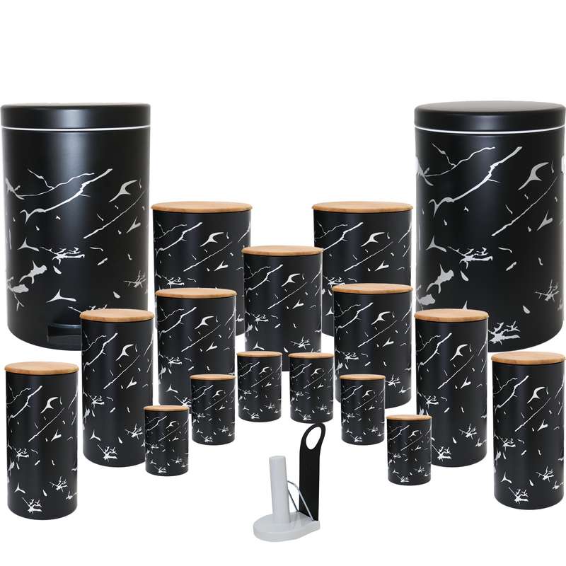 سرویس جهیزیه 18 پارچه طرح ماربل