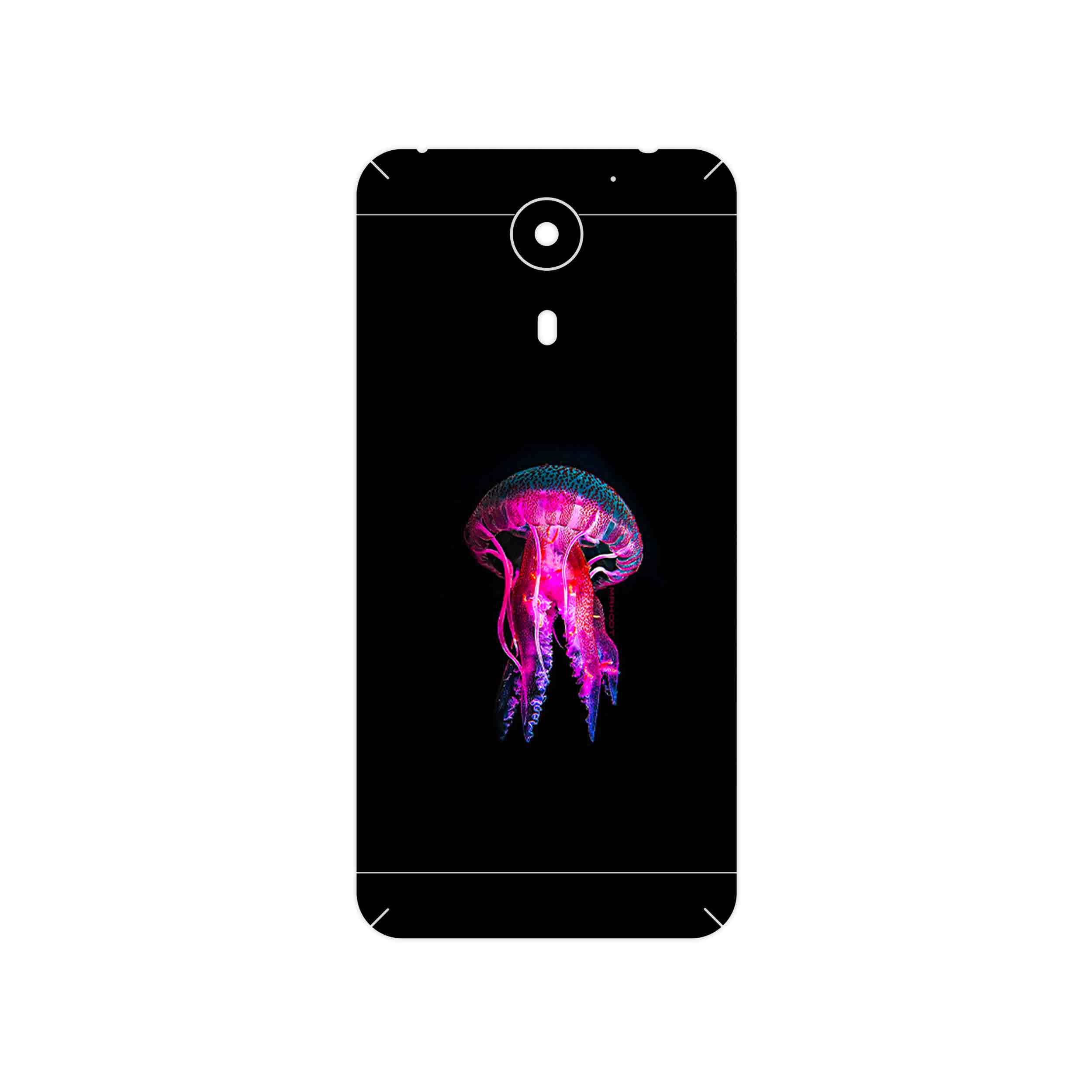برچسب پوششی ماهوت مدل jellyfish مناسب برای گوشی موبایل یومی Plus