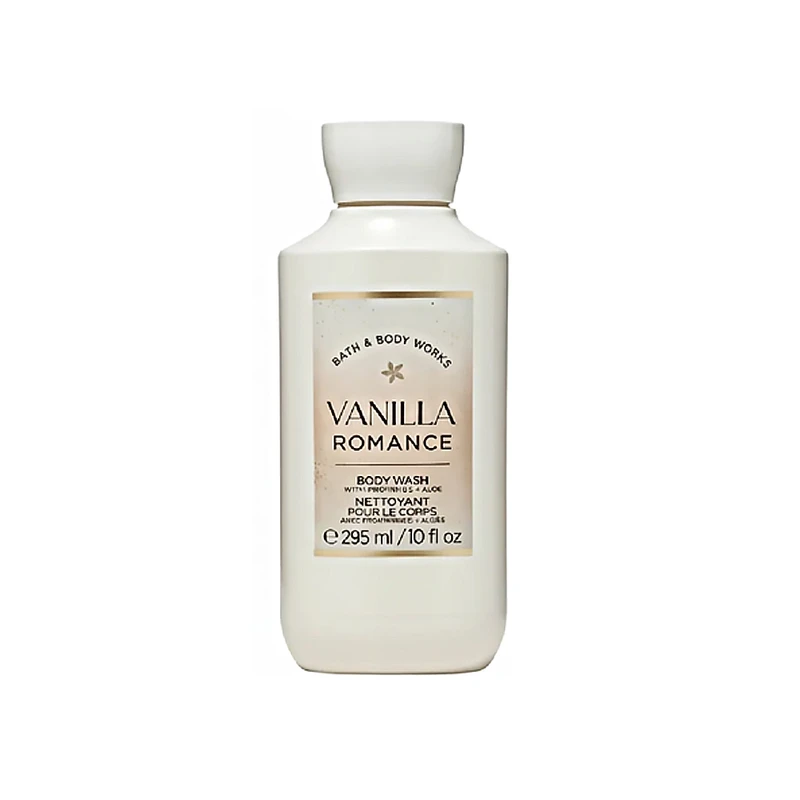 شامپو بدن بس اند بادی ورکز مدل Vanilla Romance با رایحه گرم مناسب برای انواع پوست حجم 295 میلی‌لیتر